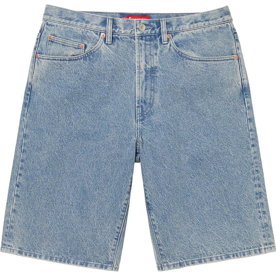 Blue Supreme Baggy Denim Shorts | Supreme 274WY